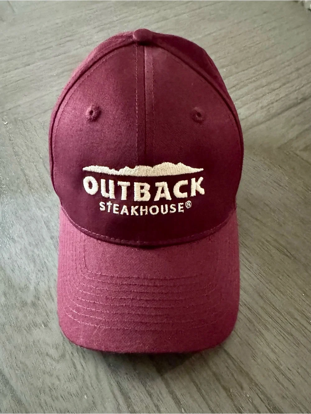 Maroon Logo Baseball Cap
